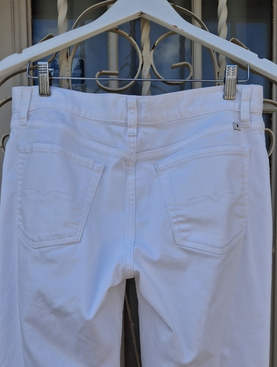 Lucky Brand Sienna Cigarette Cropped Denim White Jeans Women Size 29 - Picture 8 of 16